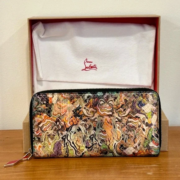 Christian Louboutin python wallet